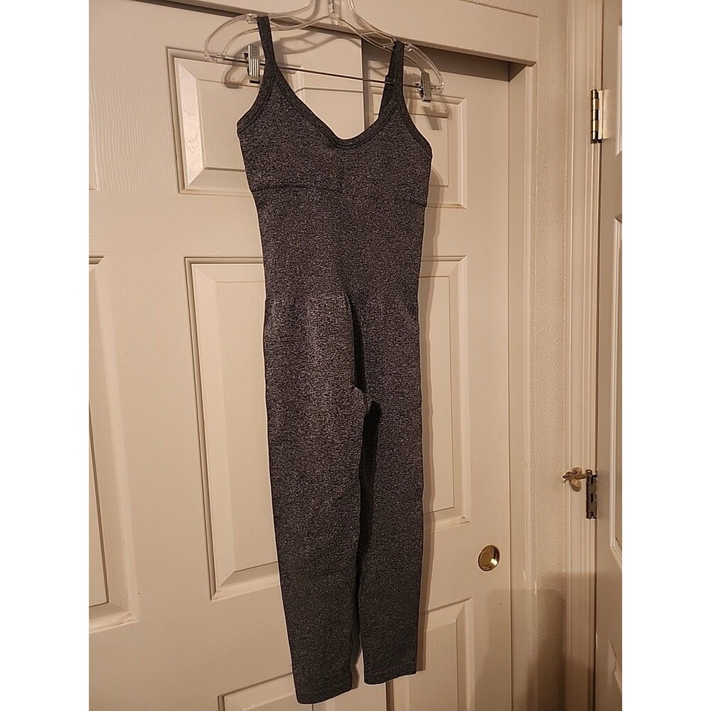 Novasport Gray Stretch Jumper Womens Size M Heather Grey Knit Pullover Soft